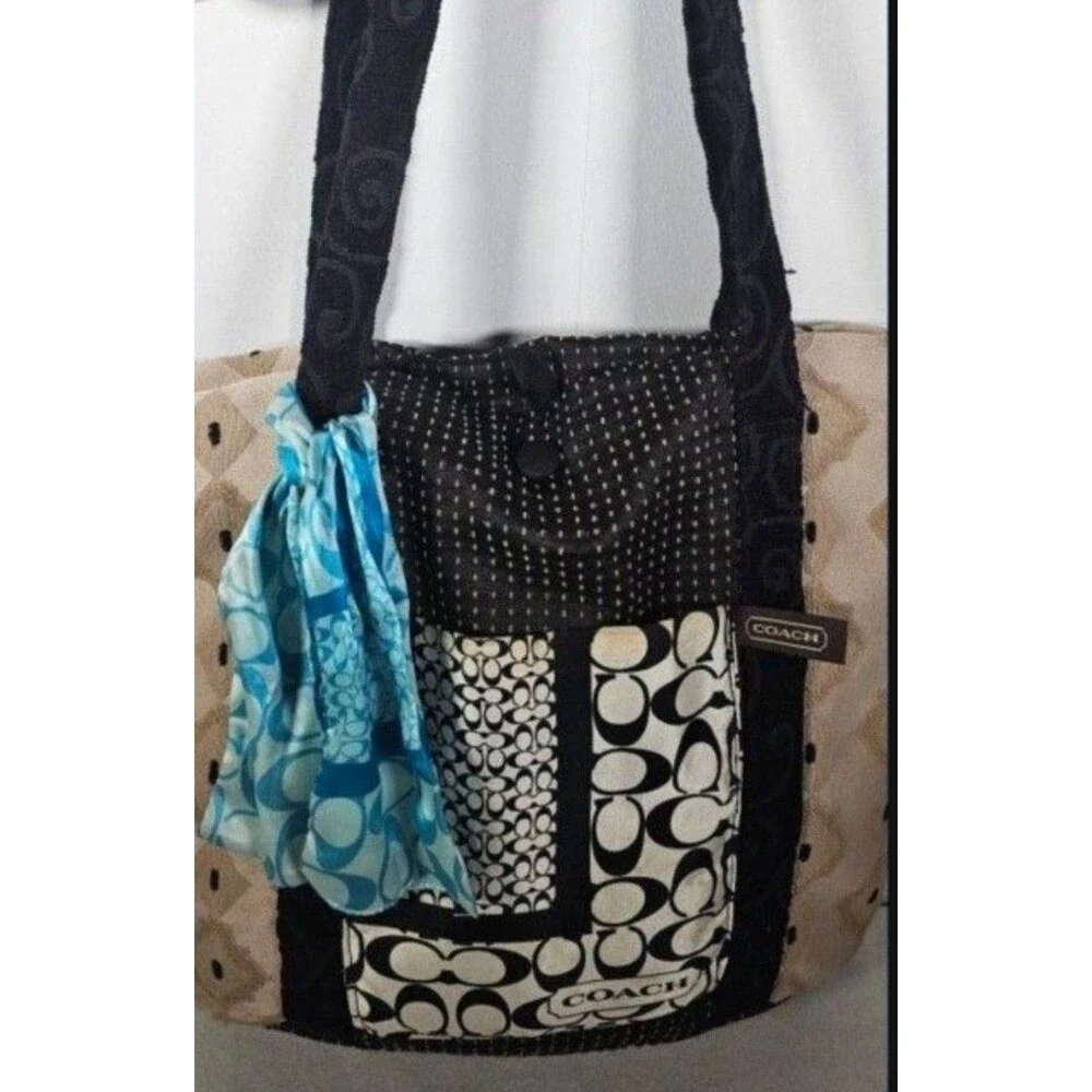 Coach patchwork hobo